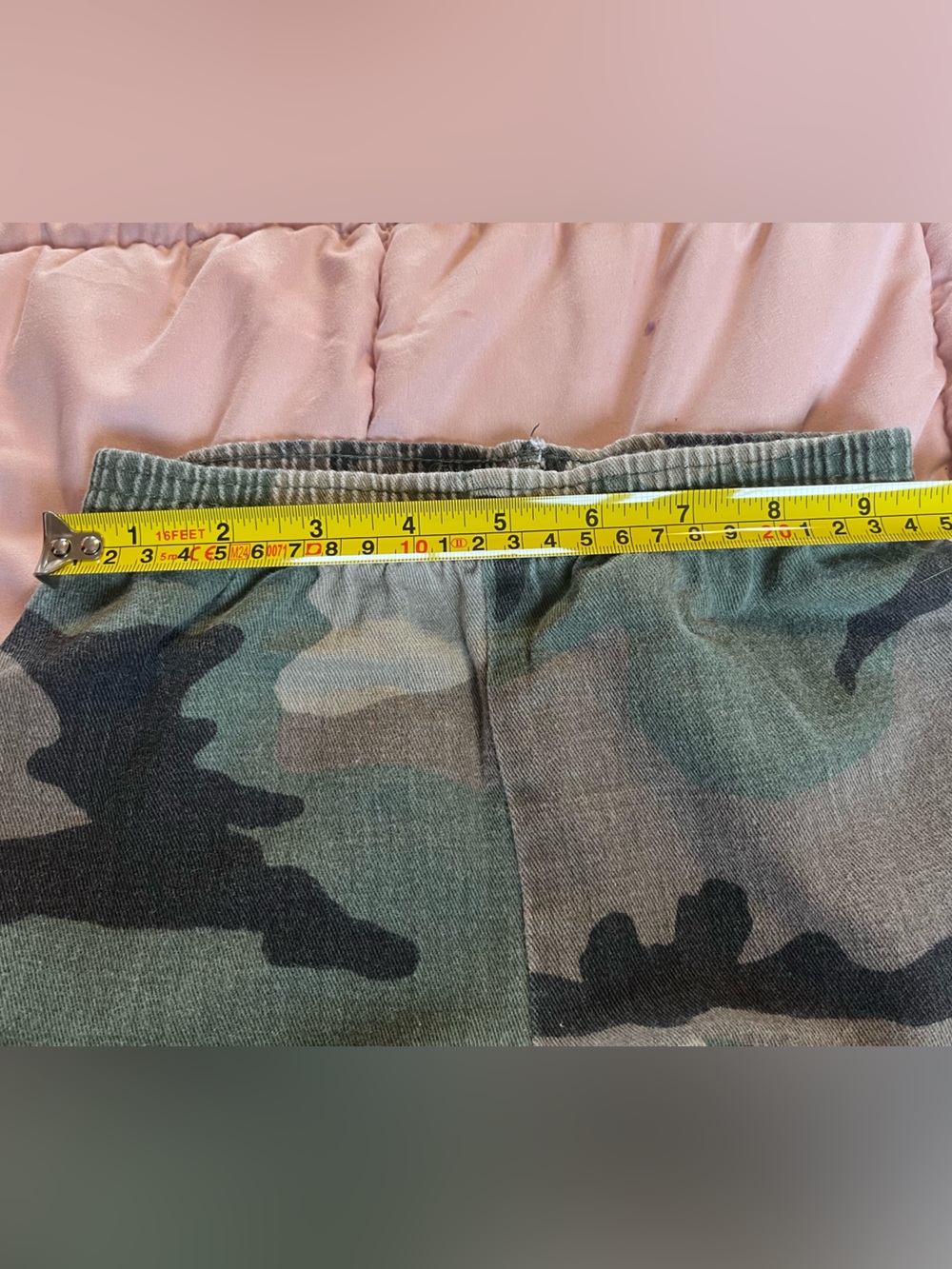 Vintage WeeWorks Kids Camo Pull-On Joggers in Green - Picture 4 of 6